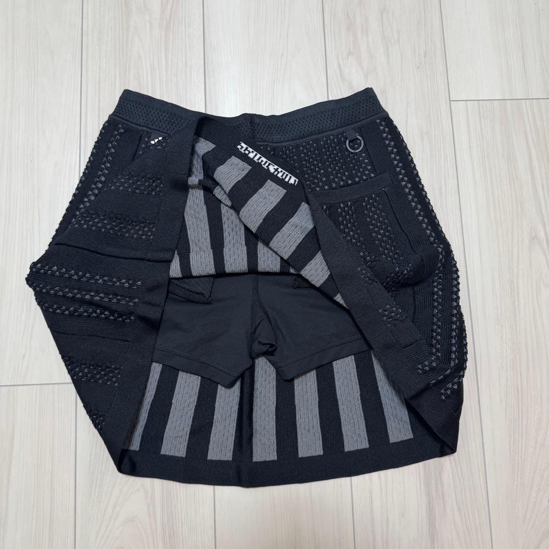 新品 アディダス セットアップ プライムニット 黒 スカート 長袖