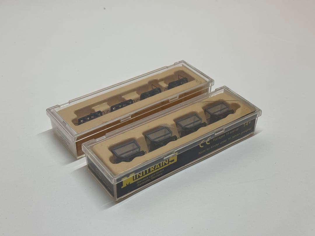 ミニトレインズ ログワゴン4両&サトウキビワゴン4両