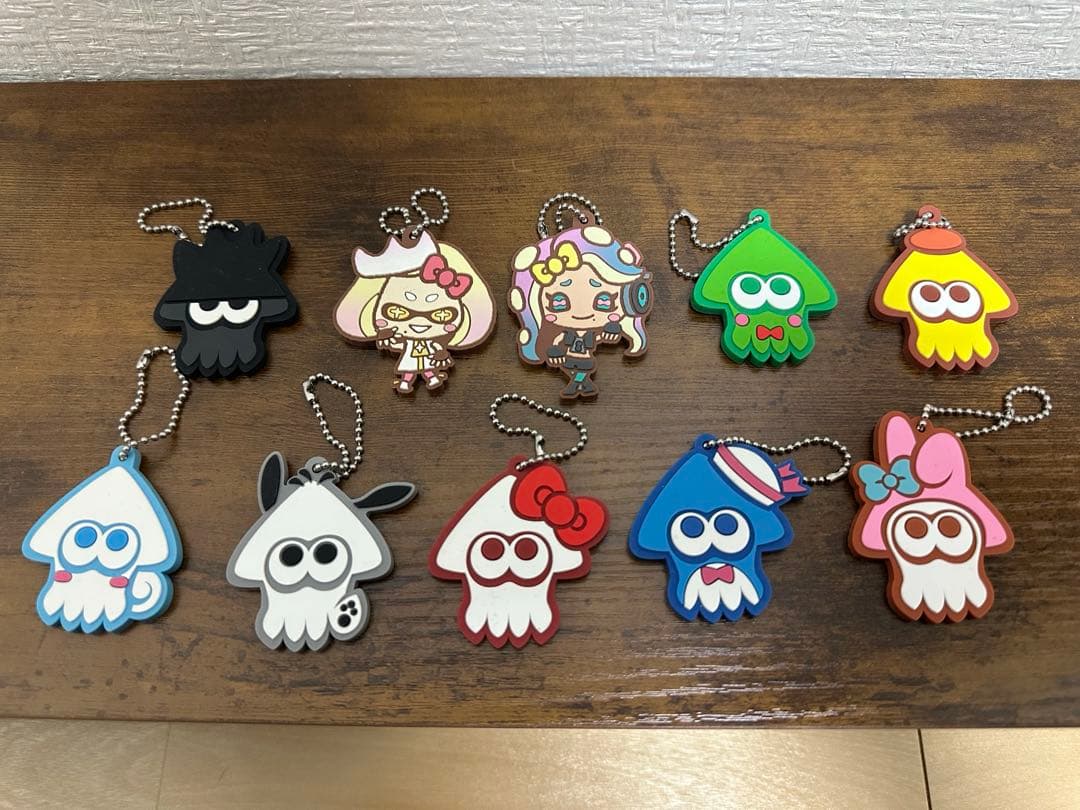 スプラトゥーン サンリオ ラバーストラップ コンプ(10個)セット スプラトゥーン サンリオ ラバーストラップ コンプ(10個)セット スプラ