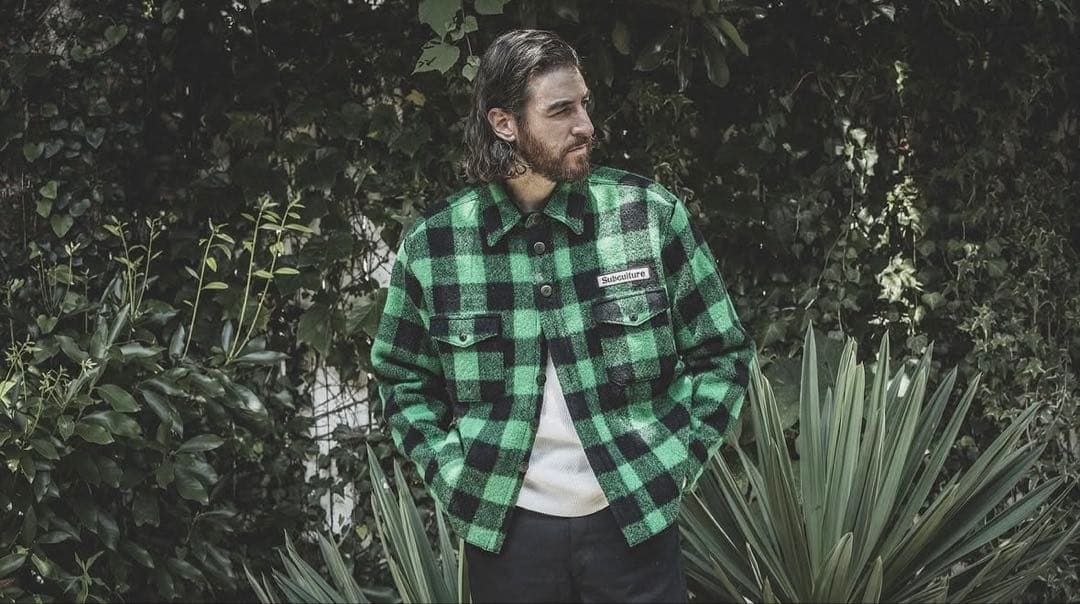 Subculture バッファローチェックジャケット緑黒2 新品 キムタク