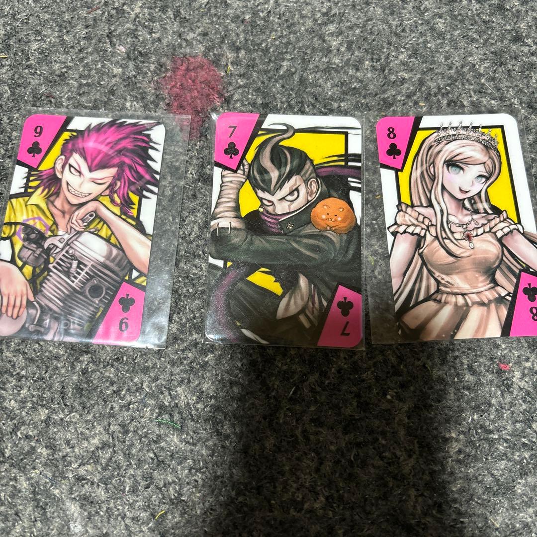 【スーパーダンガンロンパ2】パセラ　トランプ　田中、左右田、ソニア 購入 【スーパーダンガンロンパ2】パセラ トランプ 田中、左右田