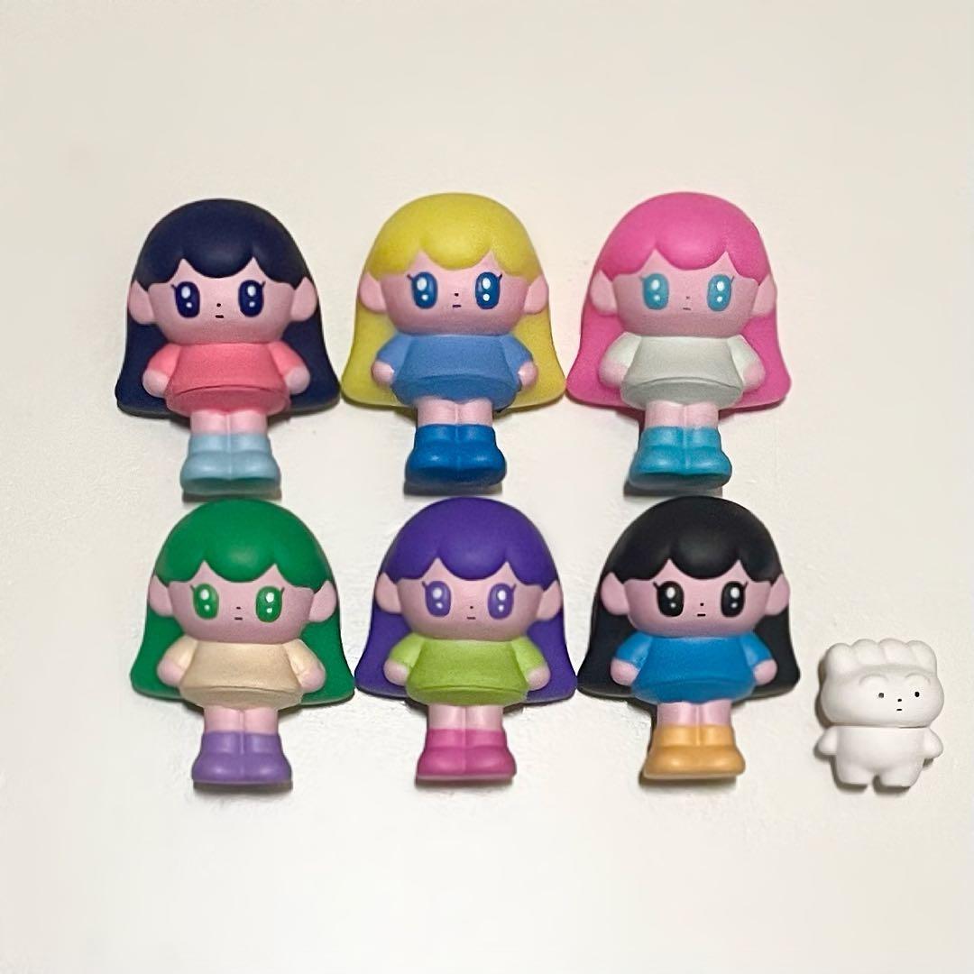 モニョガール ソフビマスコット 全6種セット モニョチタポミチ