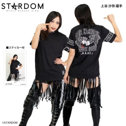 STARDOM スターダム プロレス Tシャツ 上谷沙弥 LLサイズ - メルカリ