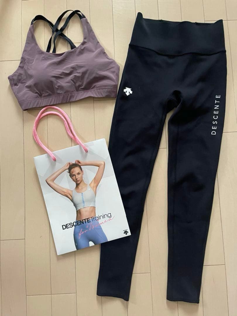 【半額】DESCENTE トレーニングウェア　M MOVESPORT ムーブスポーツ デサント ジャージ メンズ 上下 クロス薄手