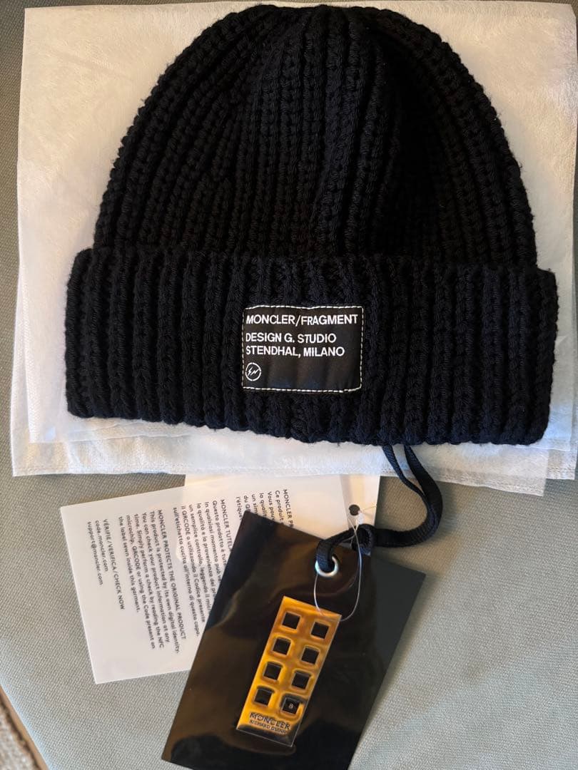 MONCLER/FRAGMENT ニット帽子