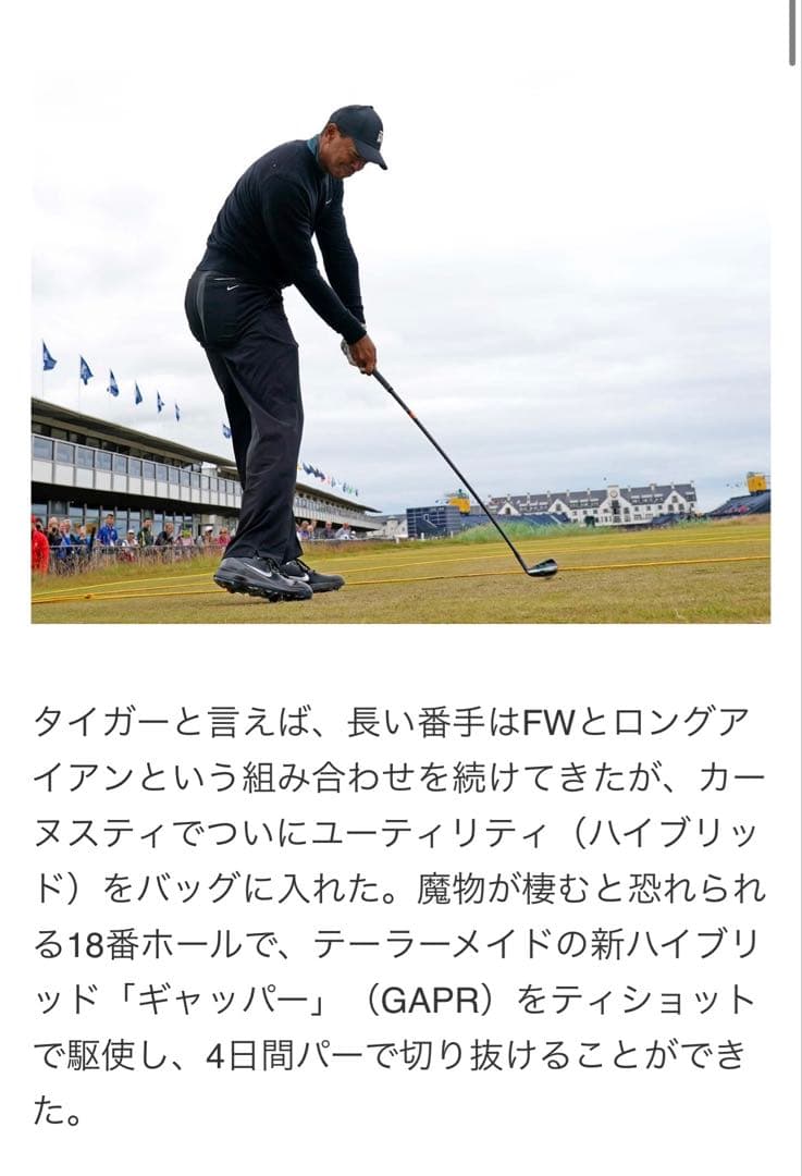 TaylorMade GAPR LO 2番 UTアイアン タイガー・ウッズ使用 - メルカリ