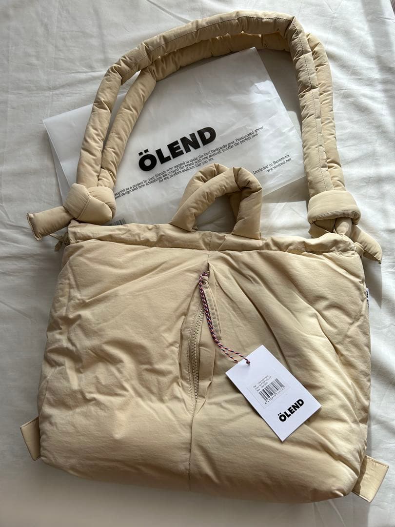 新品未使用品！ OLEND オナソフトバッグ バターイエロー - メルカリ