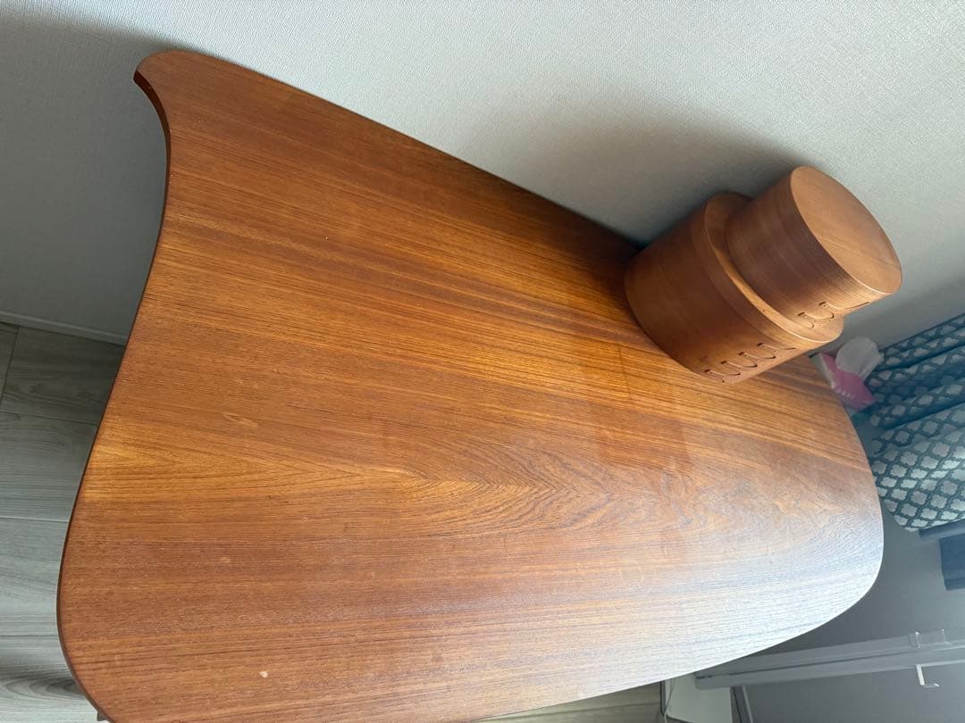 北欧ヴィンテージ】SLOW HOUSE キドニー型デスク チーク材