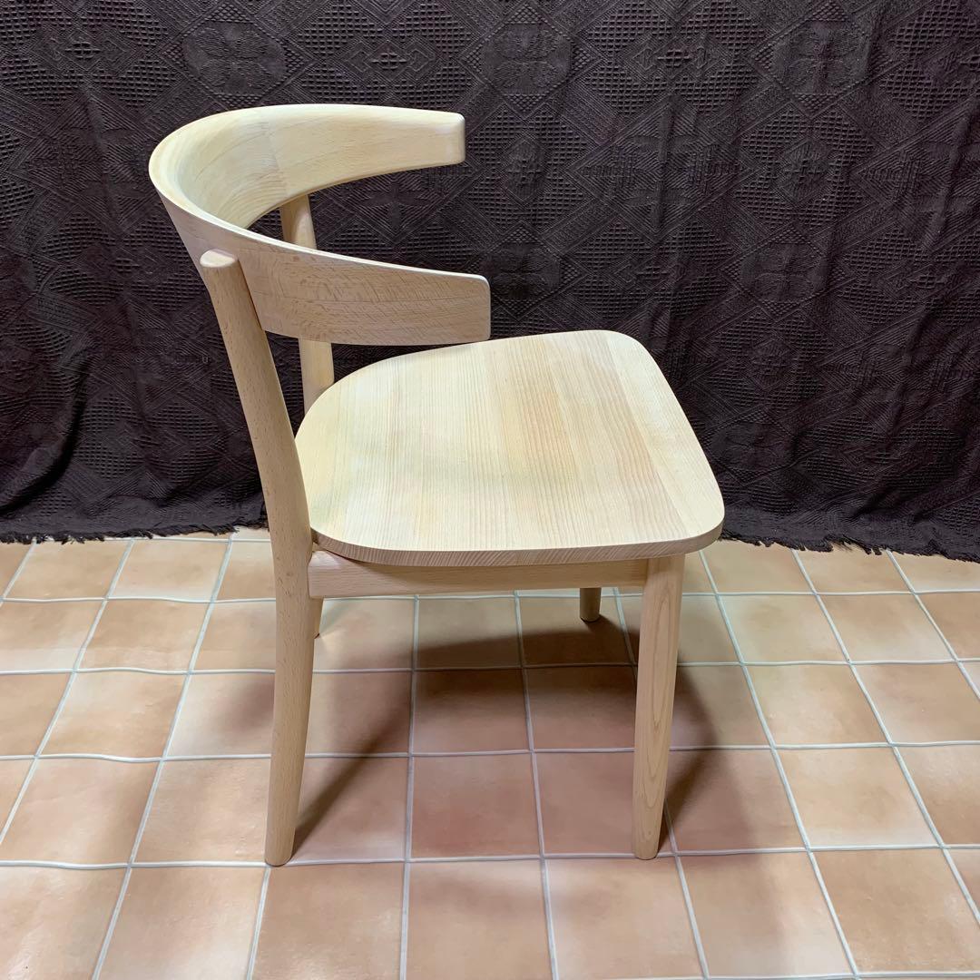 無塗装◇サンディング処理仕上】MUJI 無印良品 ブナ無垢材チ