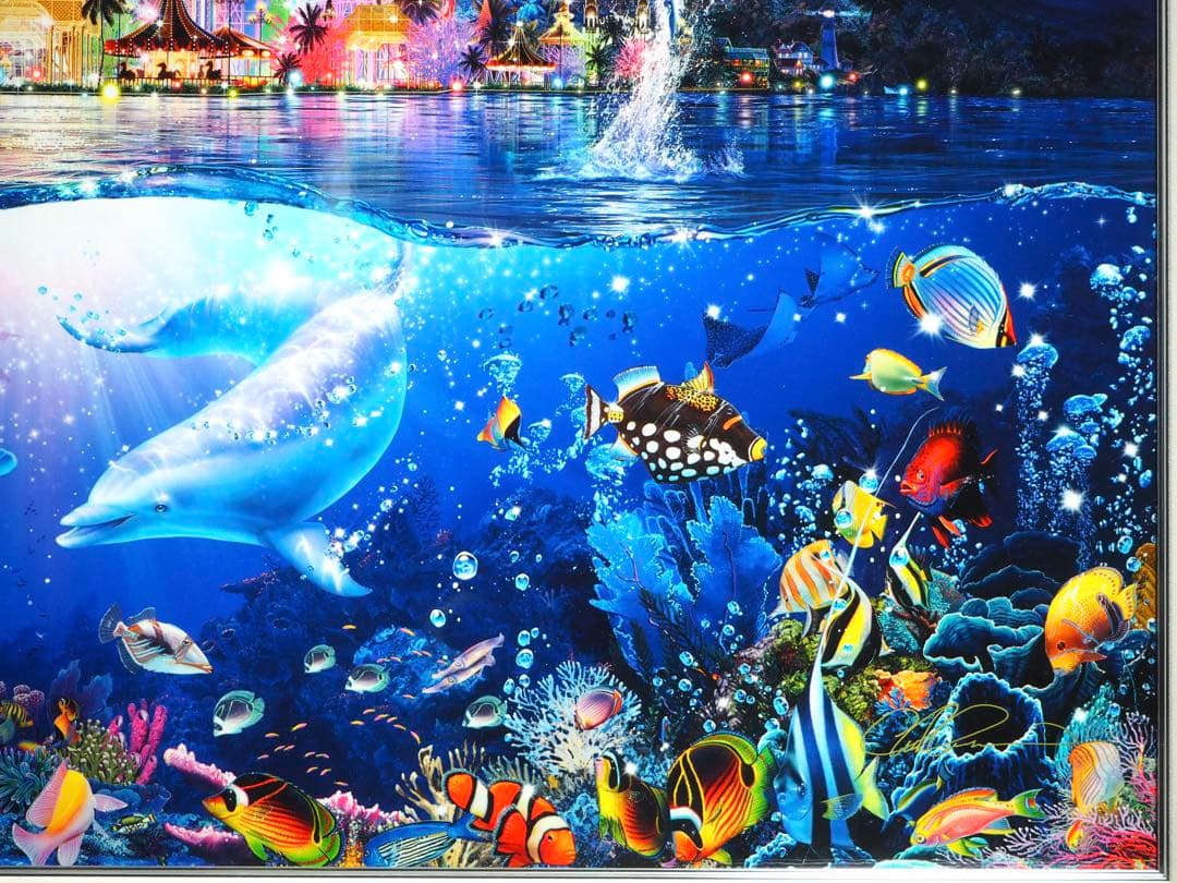 い*ん様 真作□クリスチャンラッセン 最高傑作 版画 ドリームタイム L