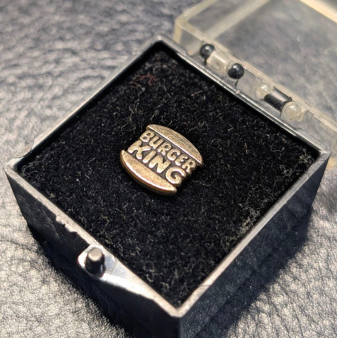 BURGER KING バーガーキング ハンバーガー ピンバッジ ロゴ