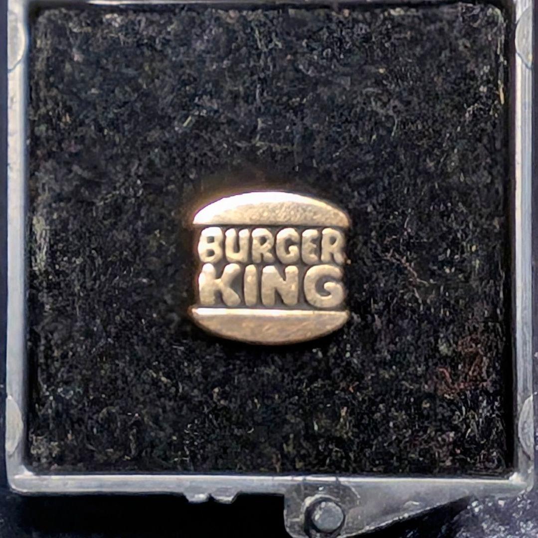 BURGER KING バーガーキング ハンバーガー ピンバッジ ロゴ
