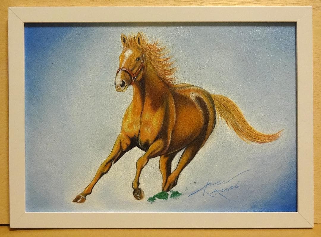 上鈴木正一 油彩画『 オルフェーヴル 2点 』ジラール様のオーダー作品