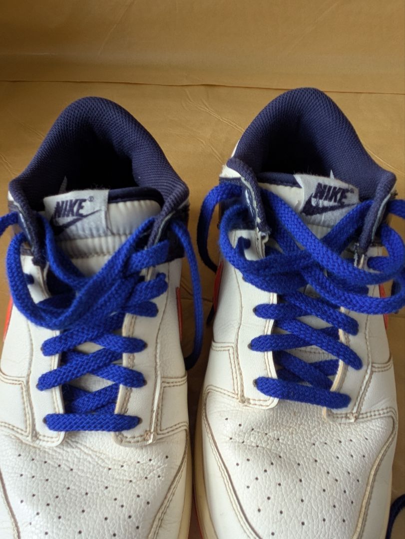 Nike ナイキ ダンク ゴルフシューズ ホワイト/オレンジ/ネイビー 25