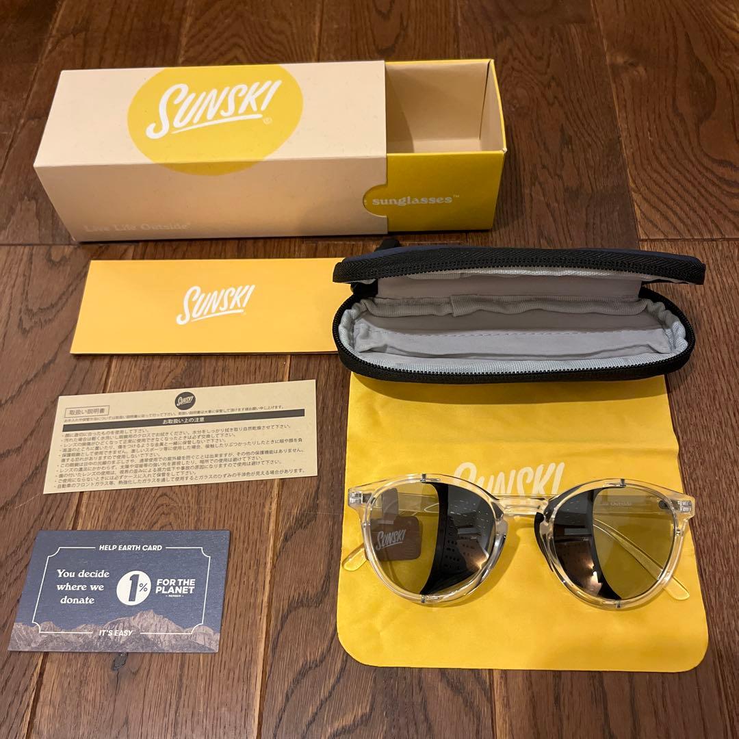 SUNSKI サングラス Tera Clear Slate Transition Tera Polarized Sunglasses - Sunski – Sunski