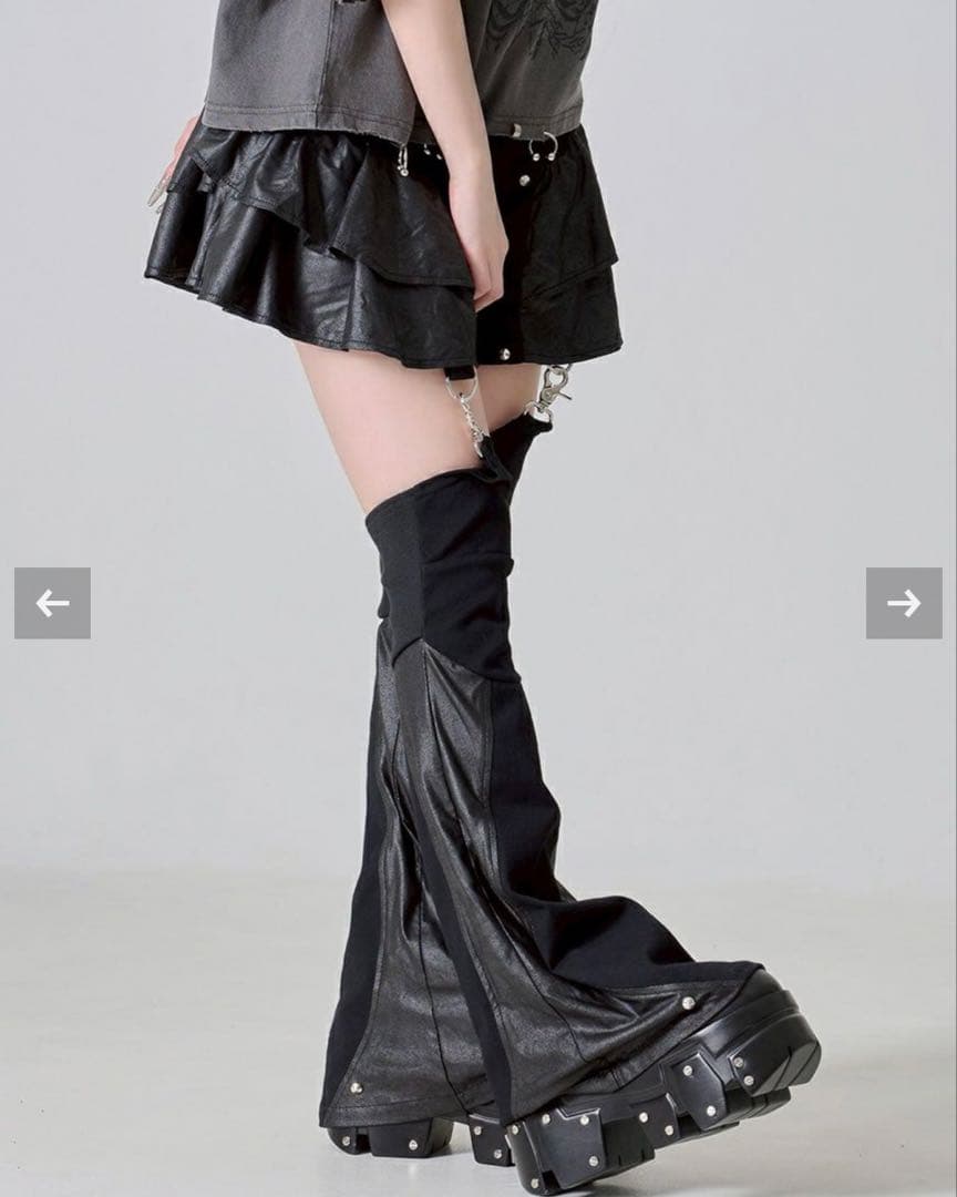 REFLEM[レフレム]レッグカバー付コーディングスカートパンツの通販はau