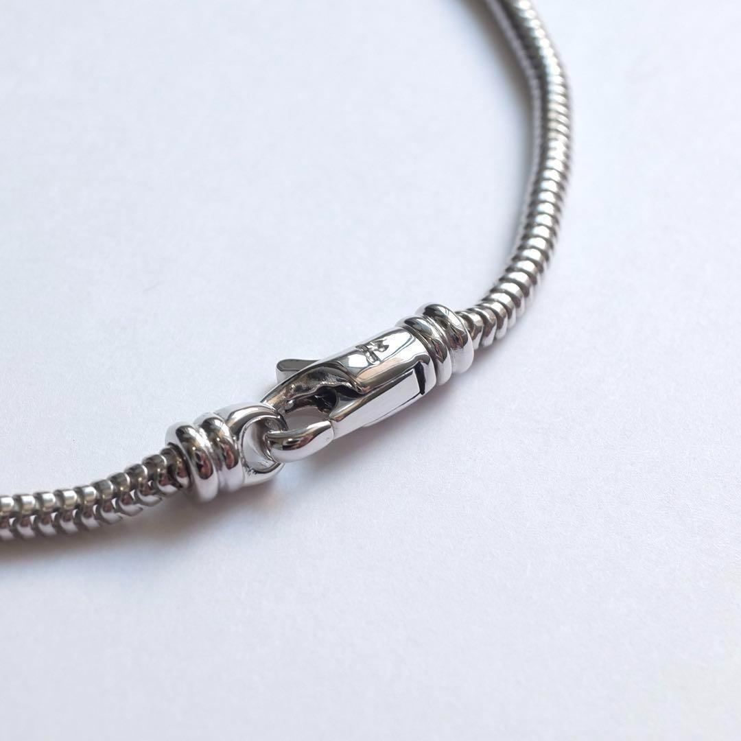 新品正規品 Tom Wood Snake ブレスレットスリム 8.3inch