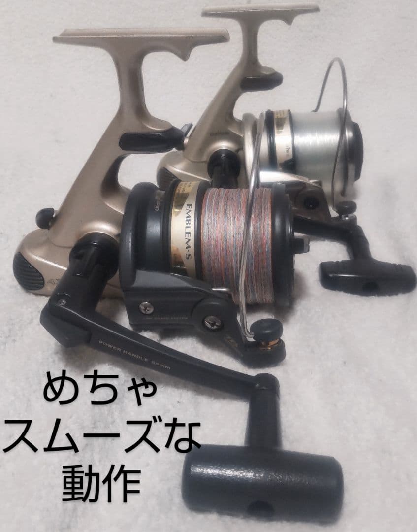 ダイワエンブレムX4500H&エンブレムS4500T遠投カゴ釣り専用リール