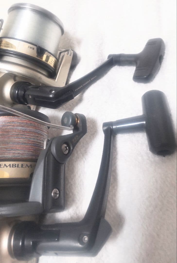 ダイワエンブレムX4500H&エンブレムS4500T遠投カゴ釣り専用リール