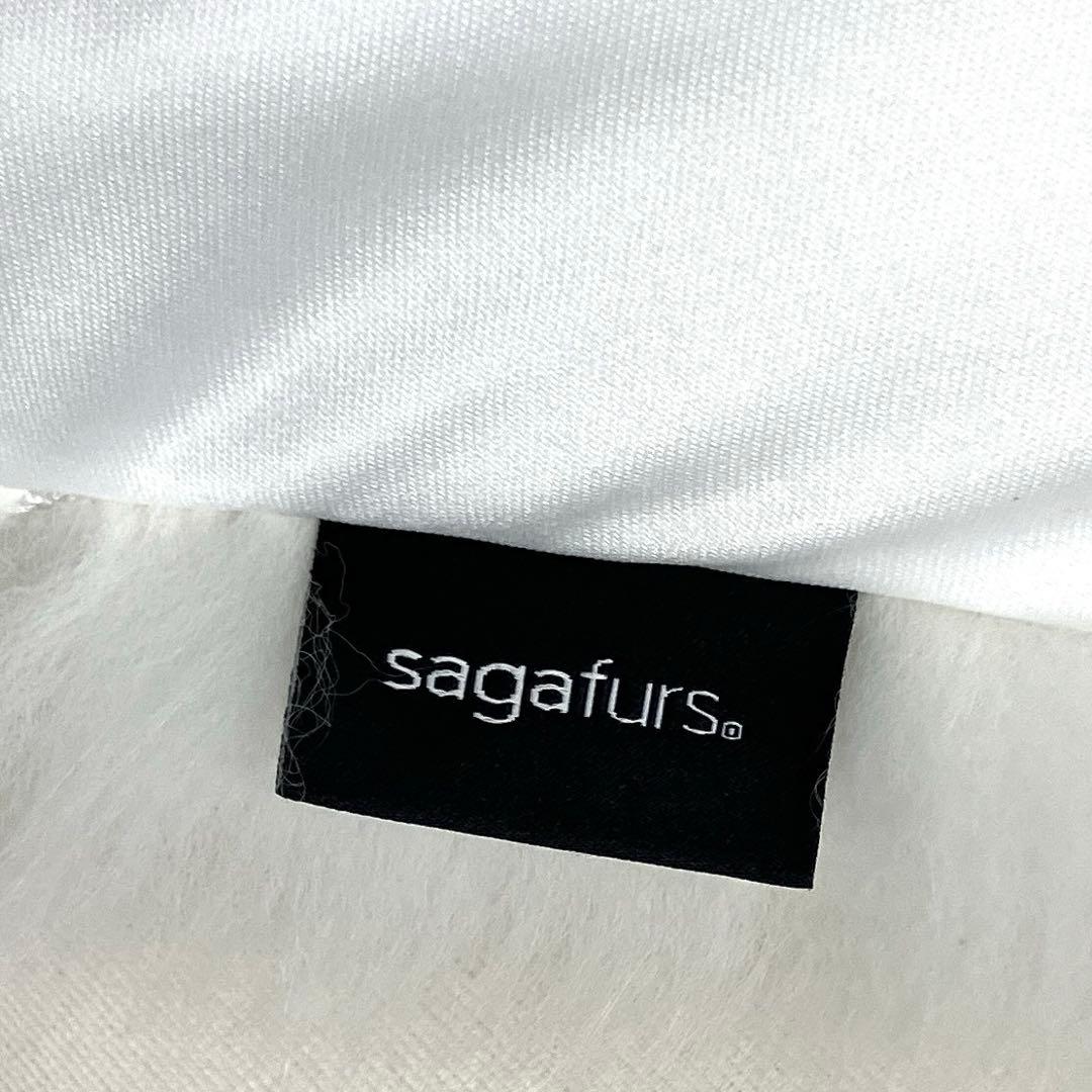 《新品タグ付》SAGA サガフォックス　ショール　シャドーフォックス　白　S27