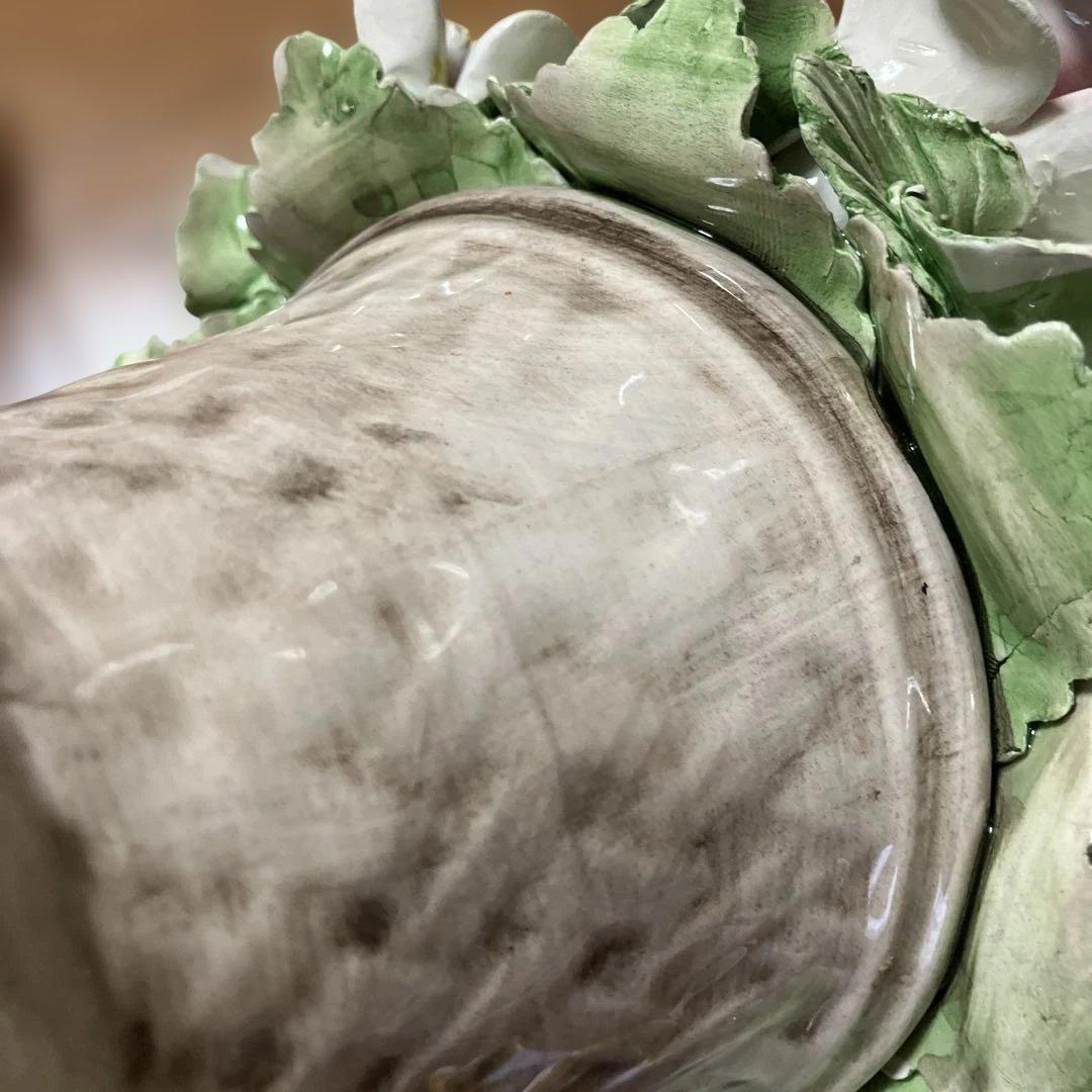 陶花バッサーノ イタリア 陶器製 花束 置物 多色 - メルカリ