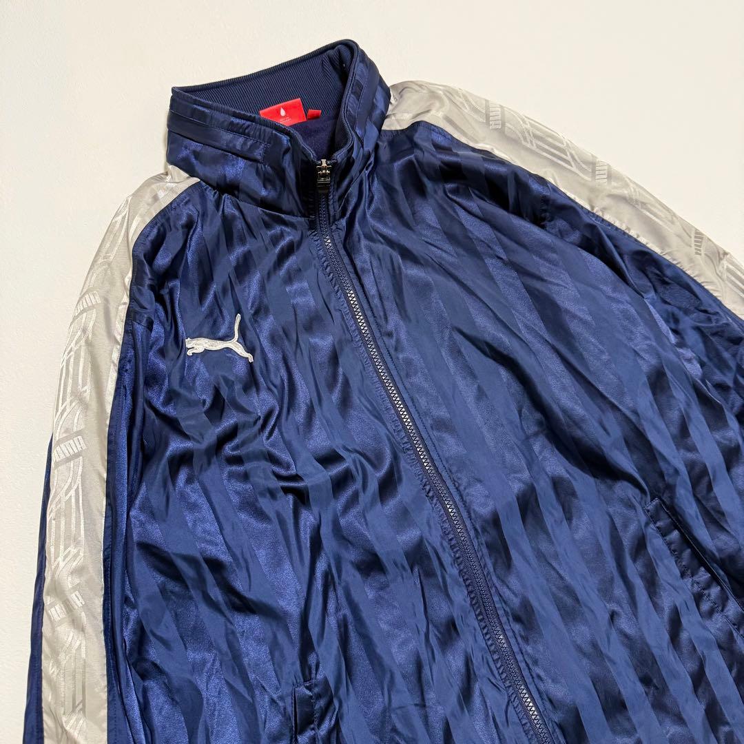 Puma ネイビー ウィンドブレーカー 上下 セット - メルカリ