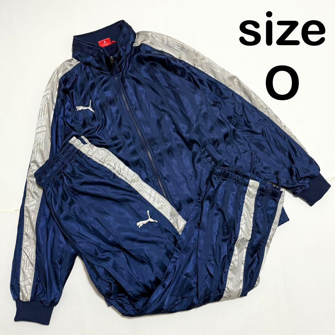 Puma ネイビー ウィンドブレーカー 上下 セット - メルカリ