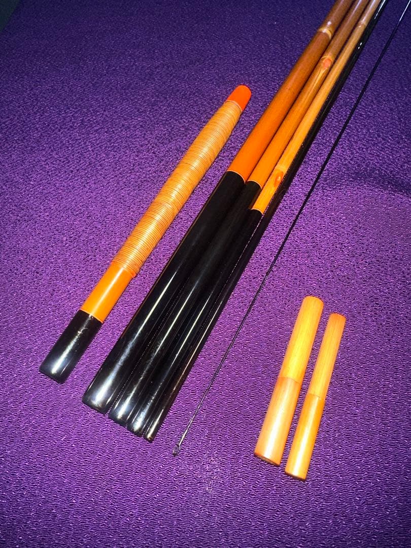 竿春時代の初代 源竿師 作15尺穂持と穂持