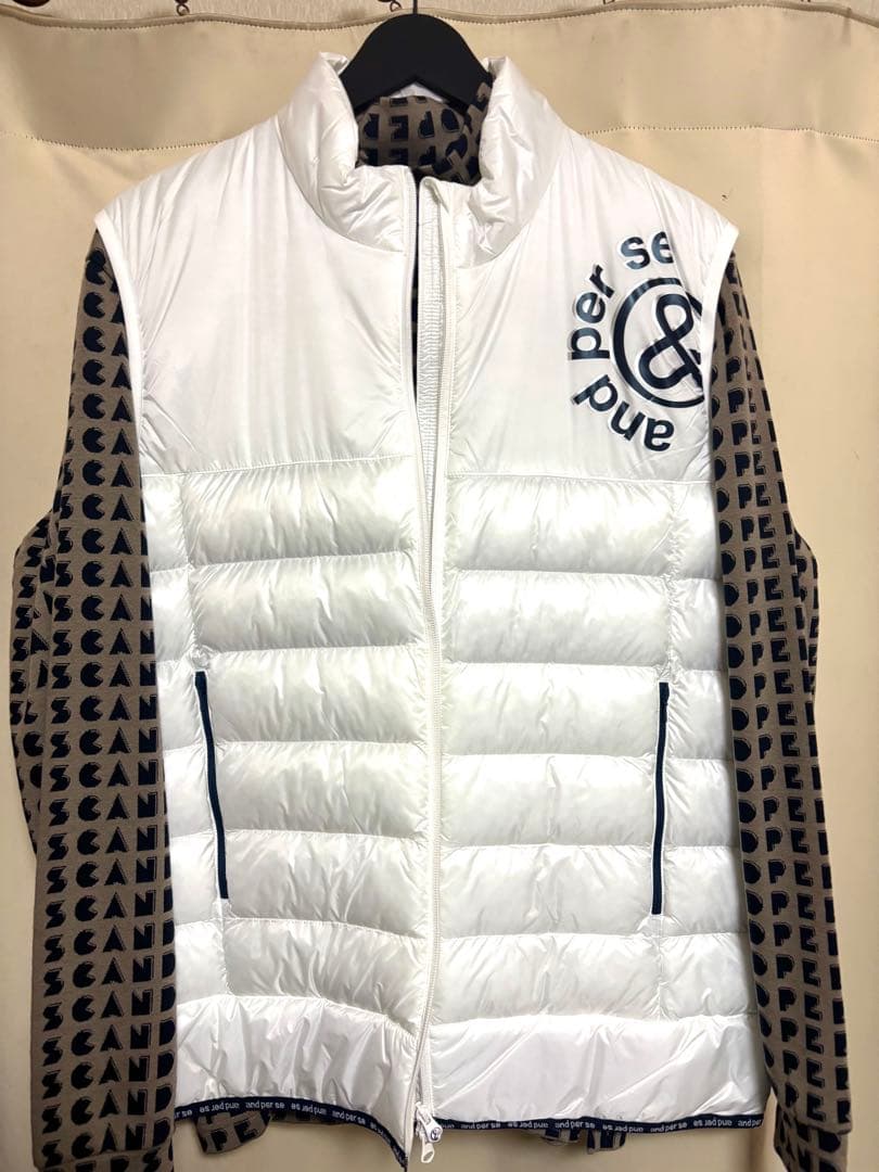 本日限定値引【新品未使用】アンパスィ ダウンベスト✖︎モックネック セット XL 本日限定値引【新品未使用】アンパスィ ダウンベスト✖︎モックネック