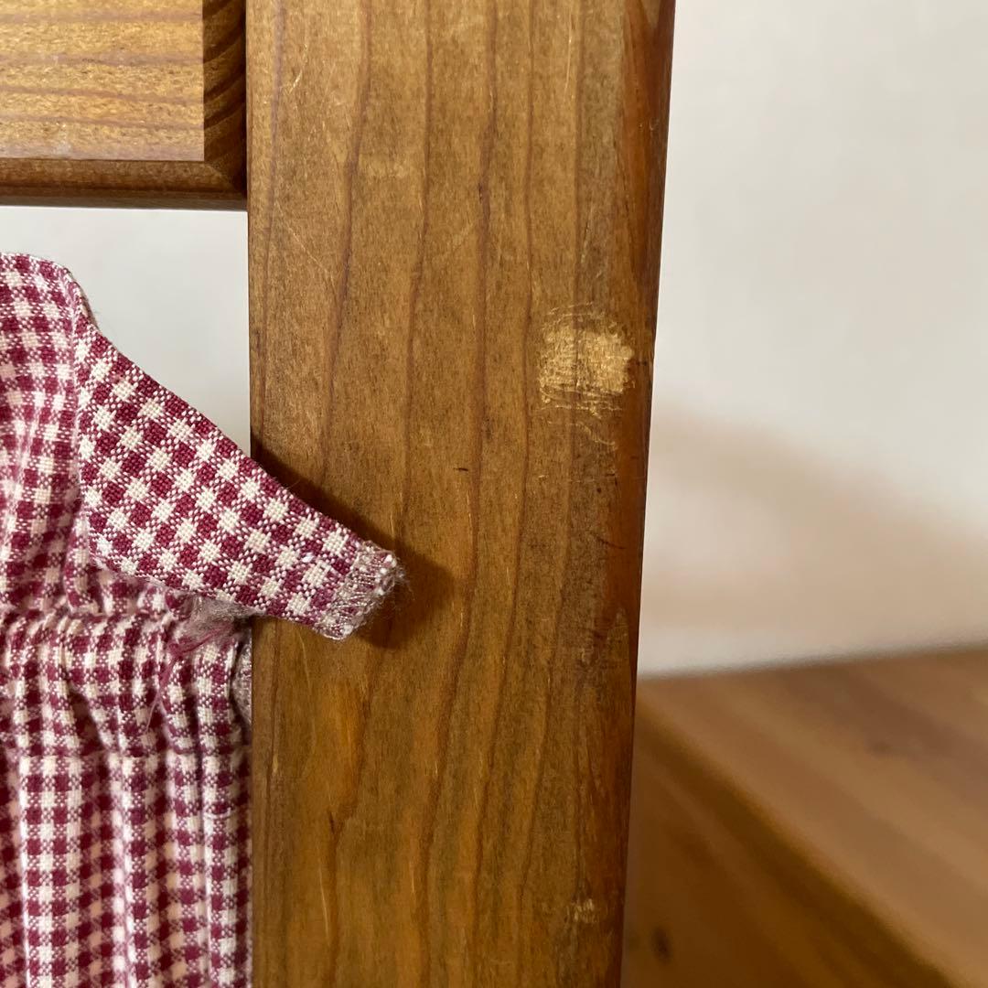 カントリー調 木製三つ折りパーテーション ハート アメリカン