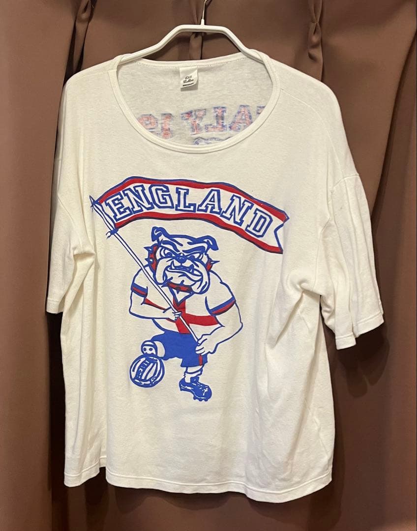 イングランド ブルドッグ Tシャツ MEDIUM Coming & Going Designs イングリッシュ ブルドッグ パピーズ Tシャツ