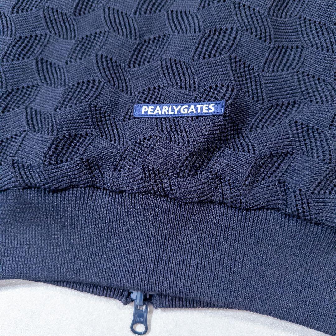 PEARLY GATES 変形チェックスタンドネックベスト レディース - メルカリ