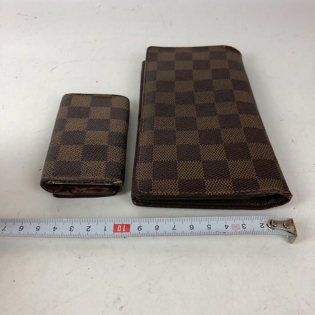 LOUIS VUITTON ルイ・ヴィトン ダミエ エベヌ 長財布 ジッピー