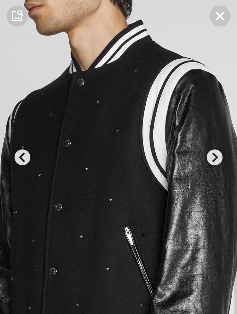 正規品 Valentino テディジャケット ロックスタッズ スタジャン 新品