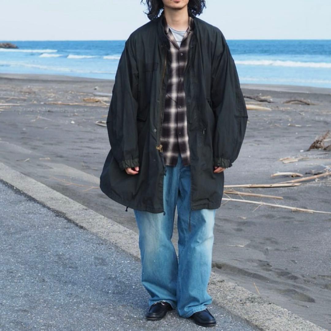 U.S.ARMY M65 フィッシュテールパーカ 黒染め 米軍実物 モッズコート