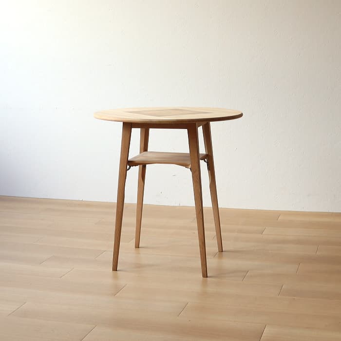 アンティーク ジャパニーズ ヴィンテージ 丸テーブル 寄木 剥離 無垢材 楽天市場】マホガニー無垢材 サイドテーブル 天然木製 コーヒー