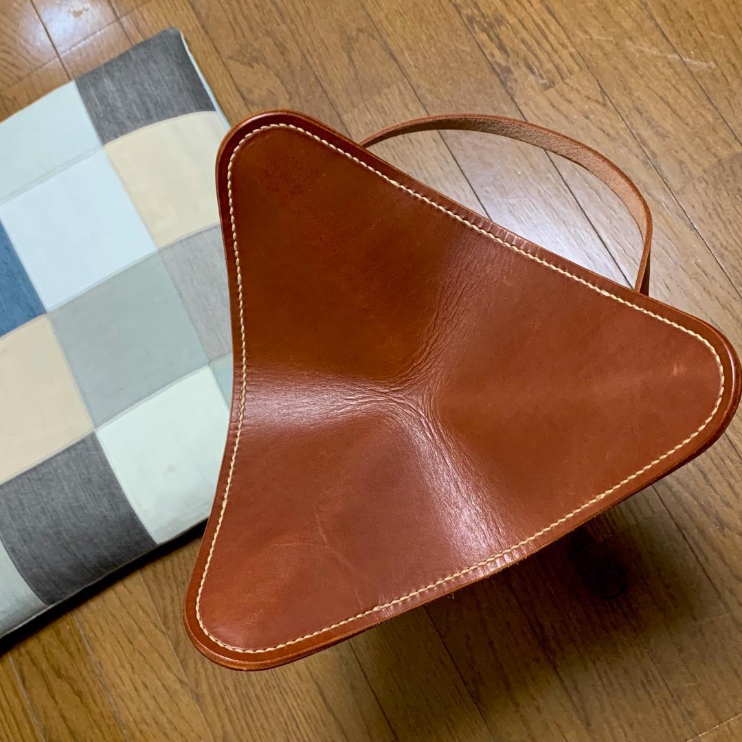 焚き火チェア】エイジングヌメ basta_redskapet ブラウン 中古 - メルカリ