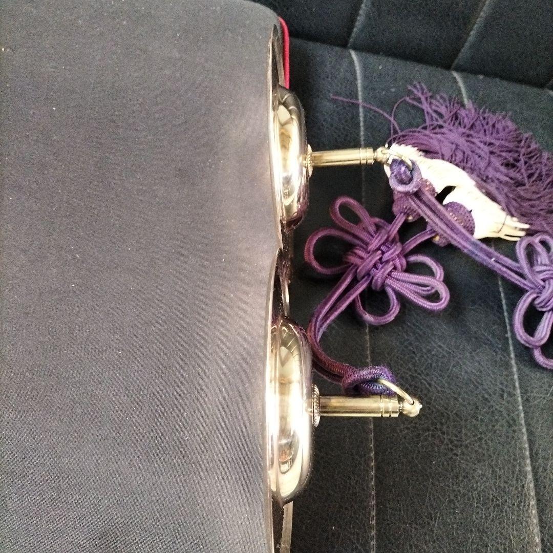 ◎美品　チャッパ 約5寸（直14.2cm) 舞台芸能　房付き　中古品