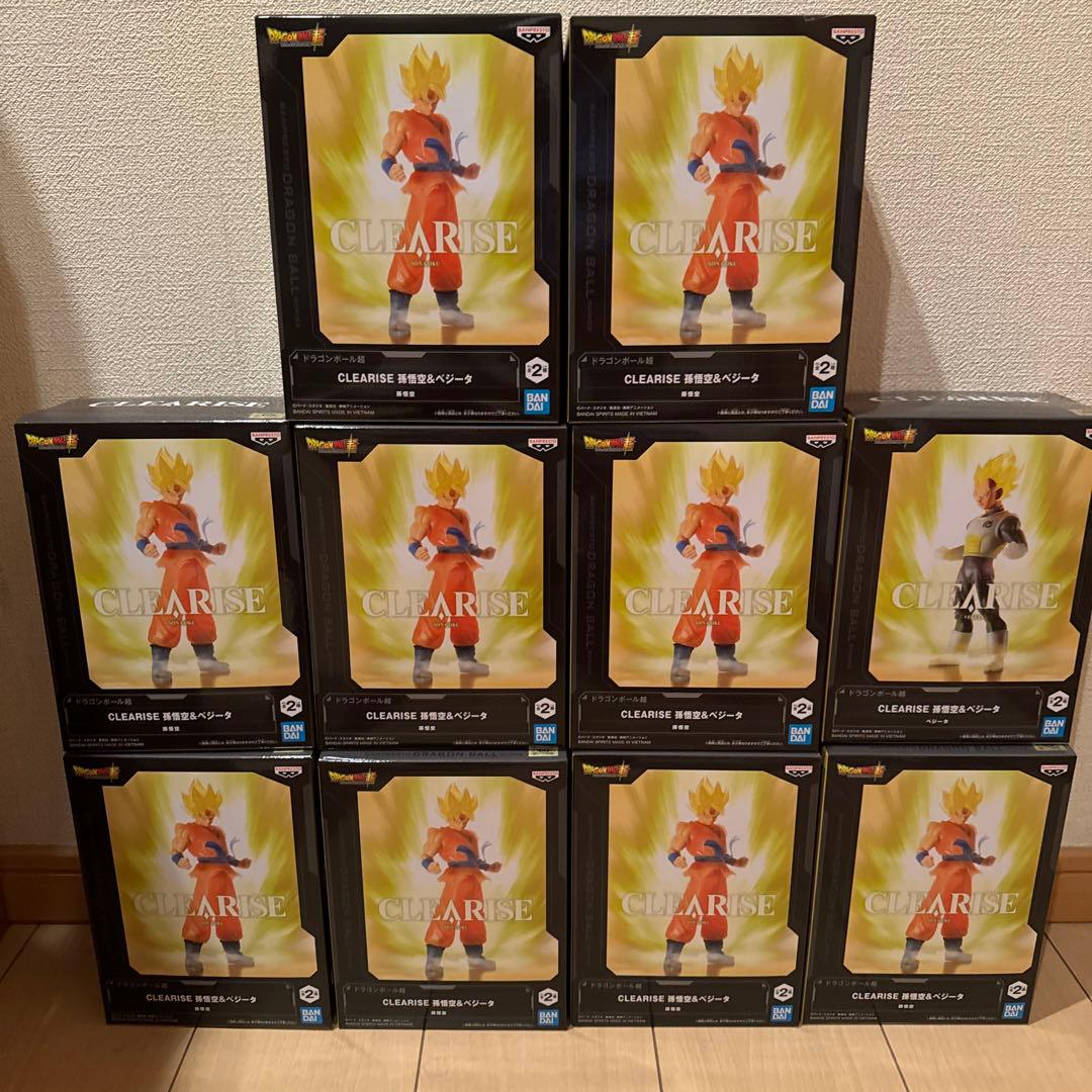 新品未開封 ドラゴンボール CLEARISE 孫悟空 ベジータ まとめ - メルカリ