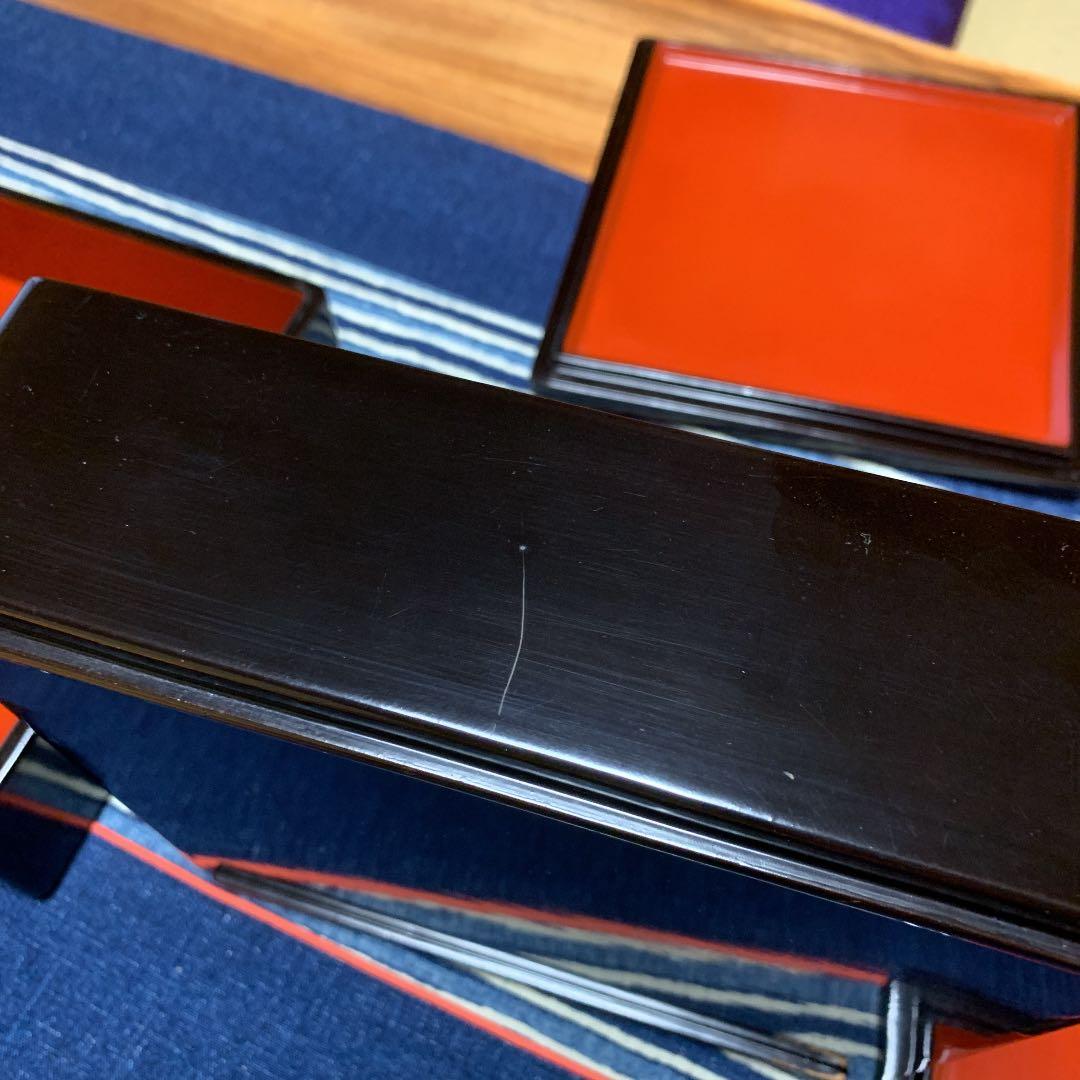 家紋入り一段重三揃い 輪島塗重箱｜輪島市の輪島塗漆器販売 輪島朝市