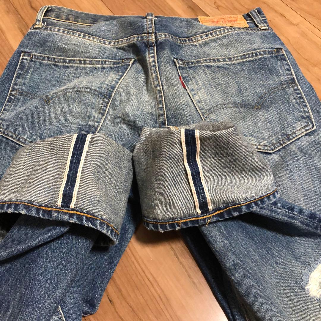 雰囲気最高！】LEVI'S 505 1967 W36【鬼ヒゲ！ハチノス】 コレこそ