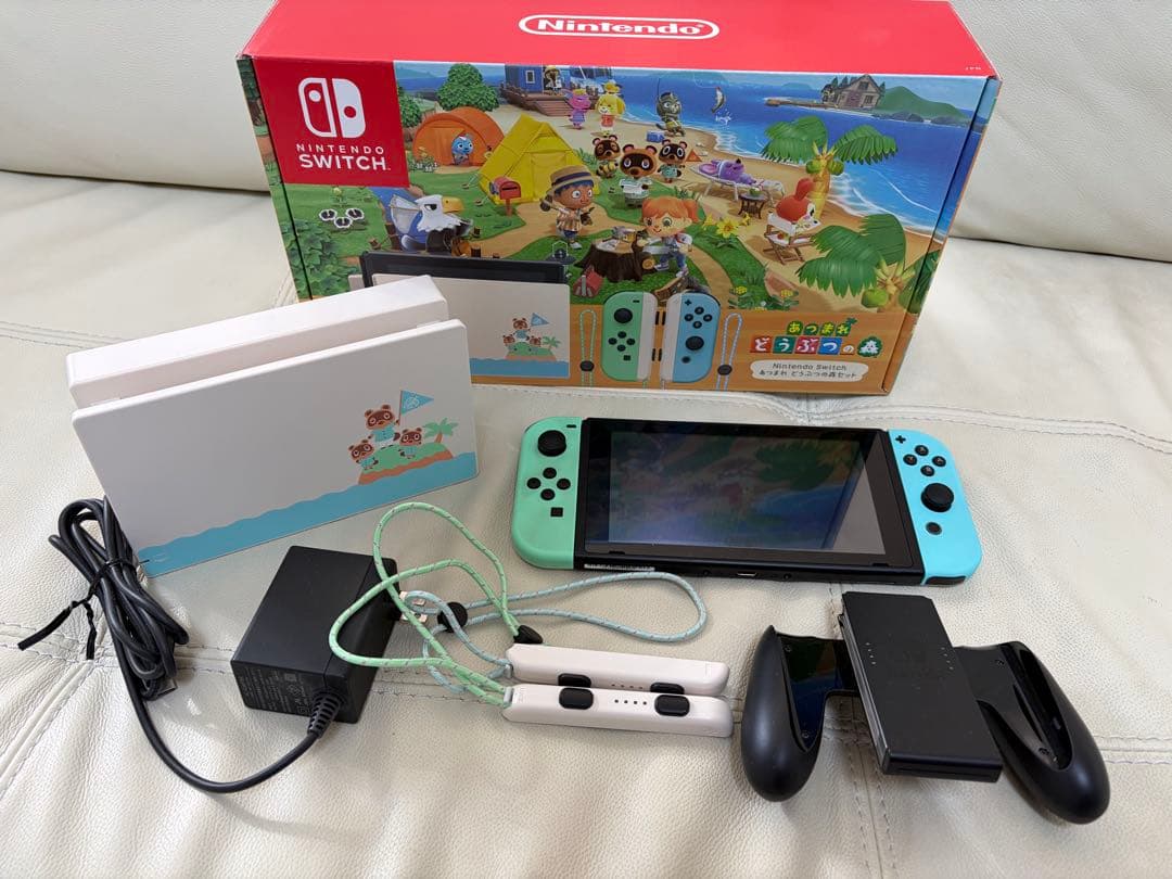 鈴*木様 Nintendo Switch 本体 あつ森バージョン Nintendo Switch 任天堂 Switch本体 あつまれ どうぶつの森セット あつ