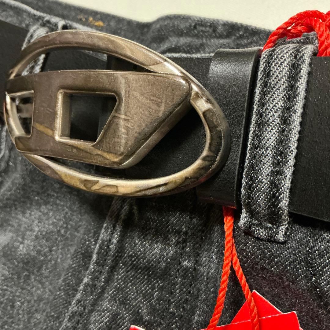 洗練されたデザイン DIESEL　Dロゴベルト　B -1DR 訳あり75