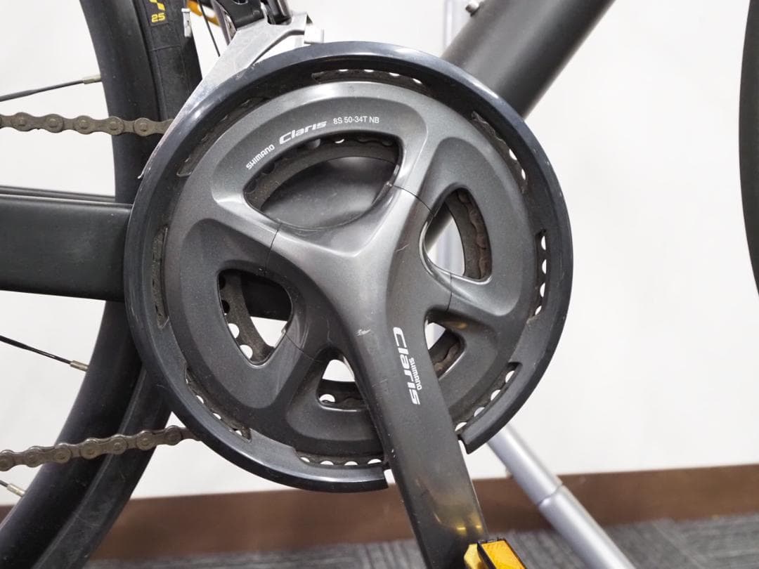 走行50キロ 毘沙 5号 M カーボンフレーム ディスクブレーキ エアロ