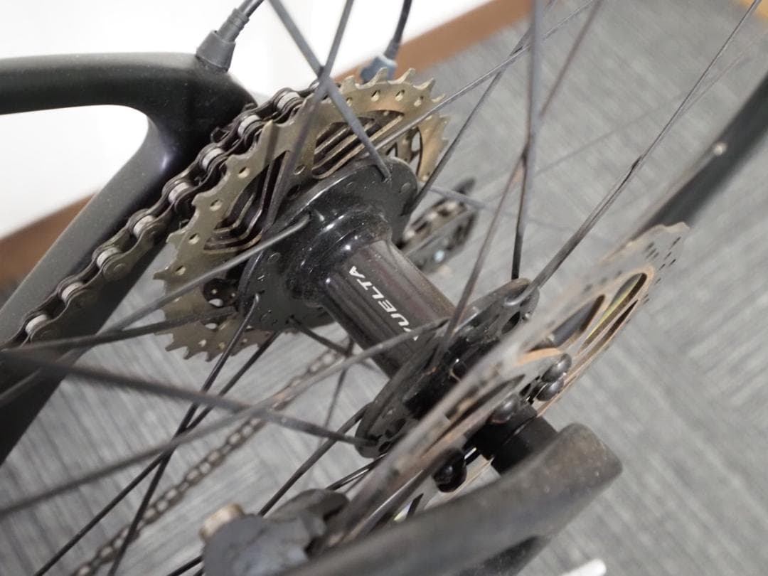 走行50キロ 毘沙 5号 M カーボンフレーム ディスクブレーキ エアロ