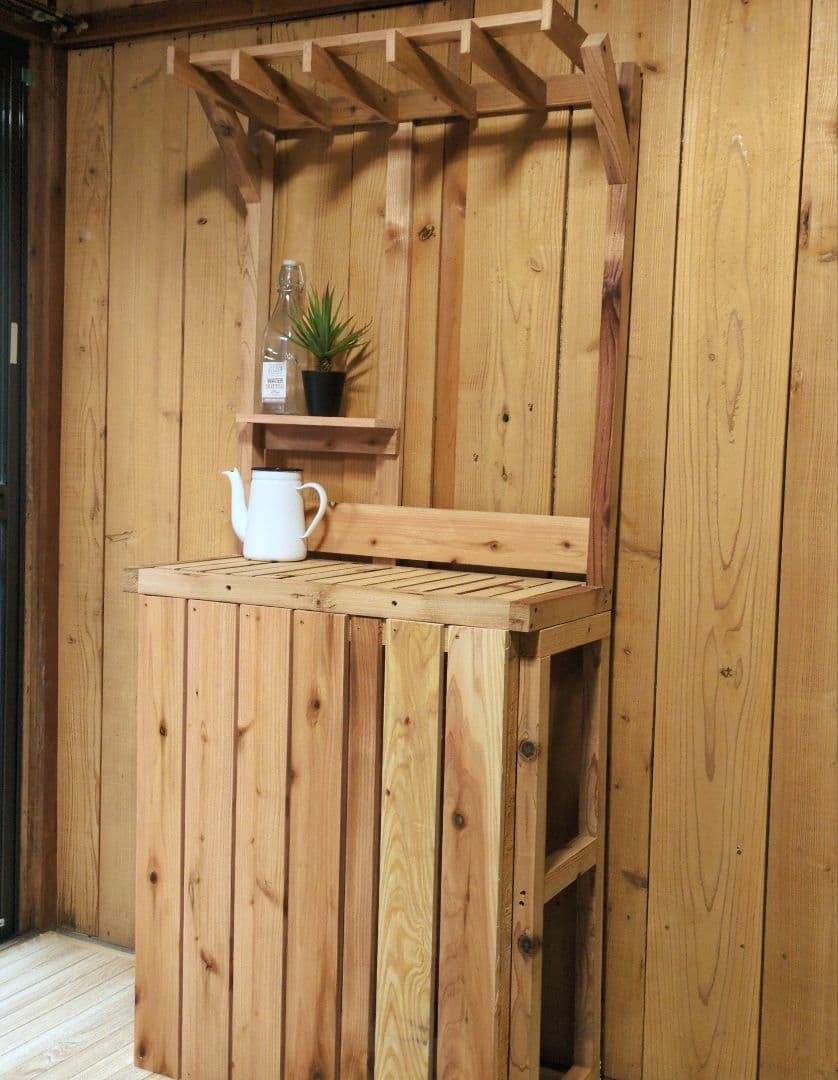 信楽焼傘立て ツボ型古信楽 高さ45cm