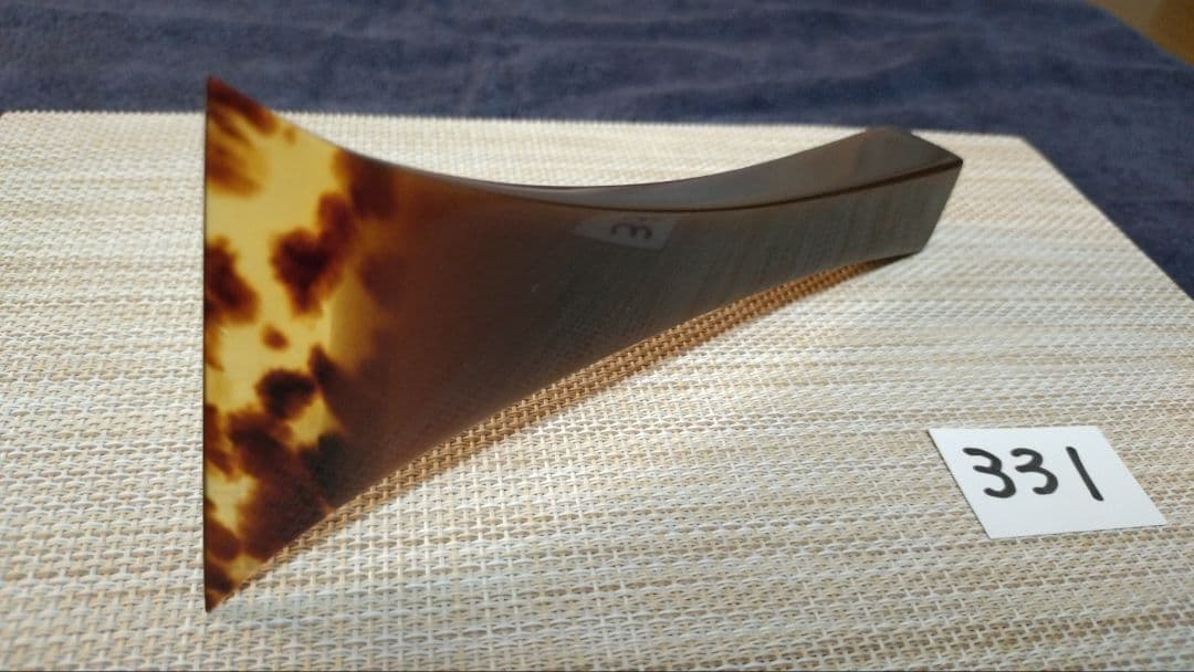 三味線バチ【送料無料】331 2025年最新三味線 22-331☆三味線☆バチ☆べっ甲風☆中古 バチ