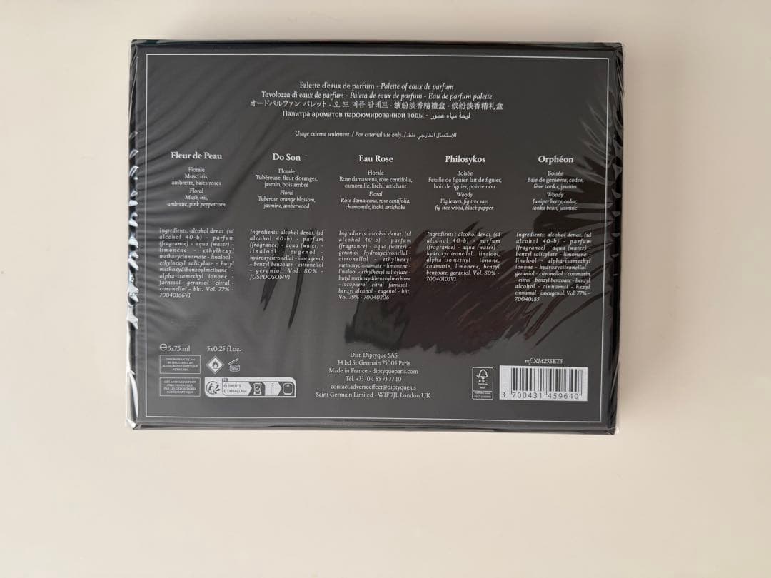Diptyque ディプティック オードパルファン ミニ香水セット DFS限定