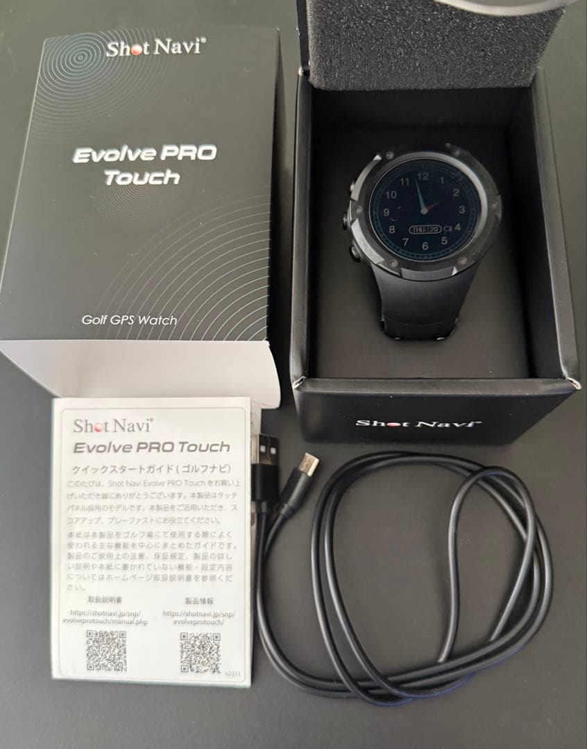 ラウンド用品・アクセサリー SHOT Navi evolved PRO TOUCH ShotNavi（ショットナビ） Evolve Pro Touch エボルブ プロ タッチ