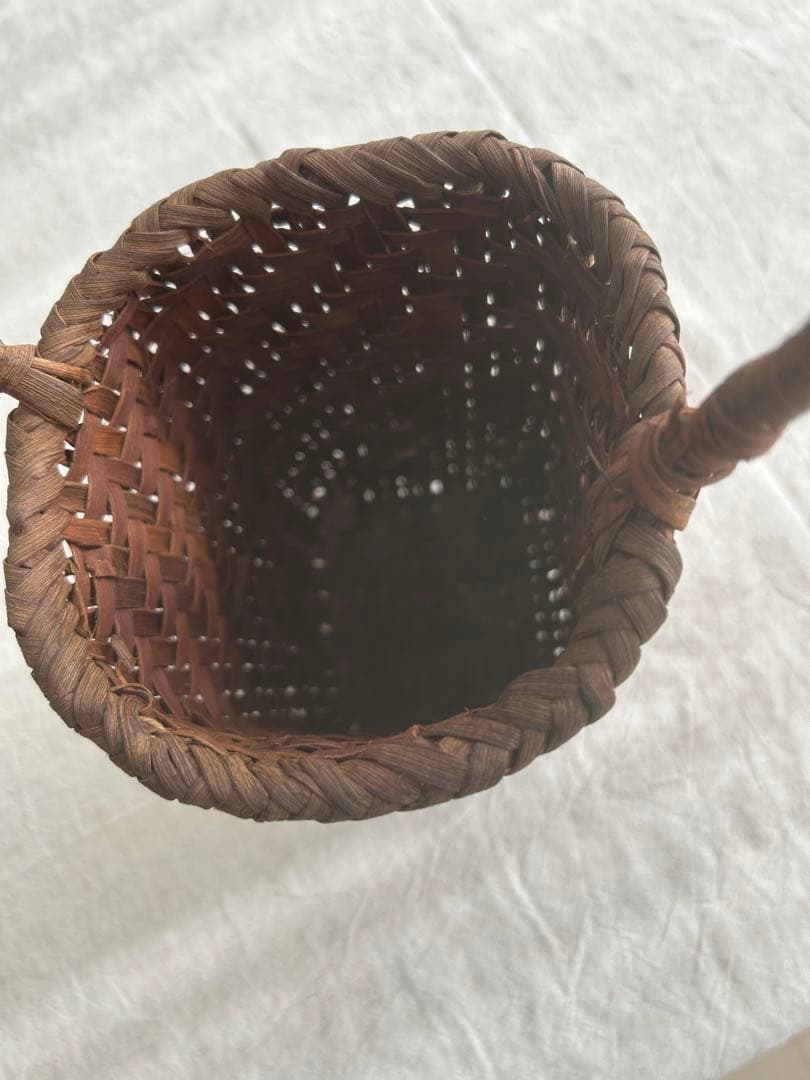 お正月にどうですか？山ぶどうの蔓篭あけび菅原匠　くるみの木雅姫